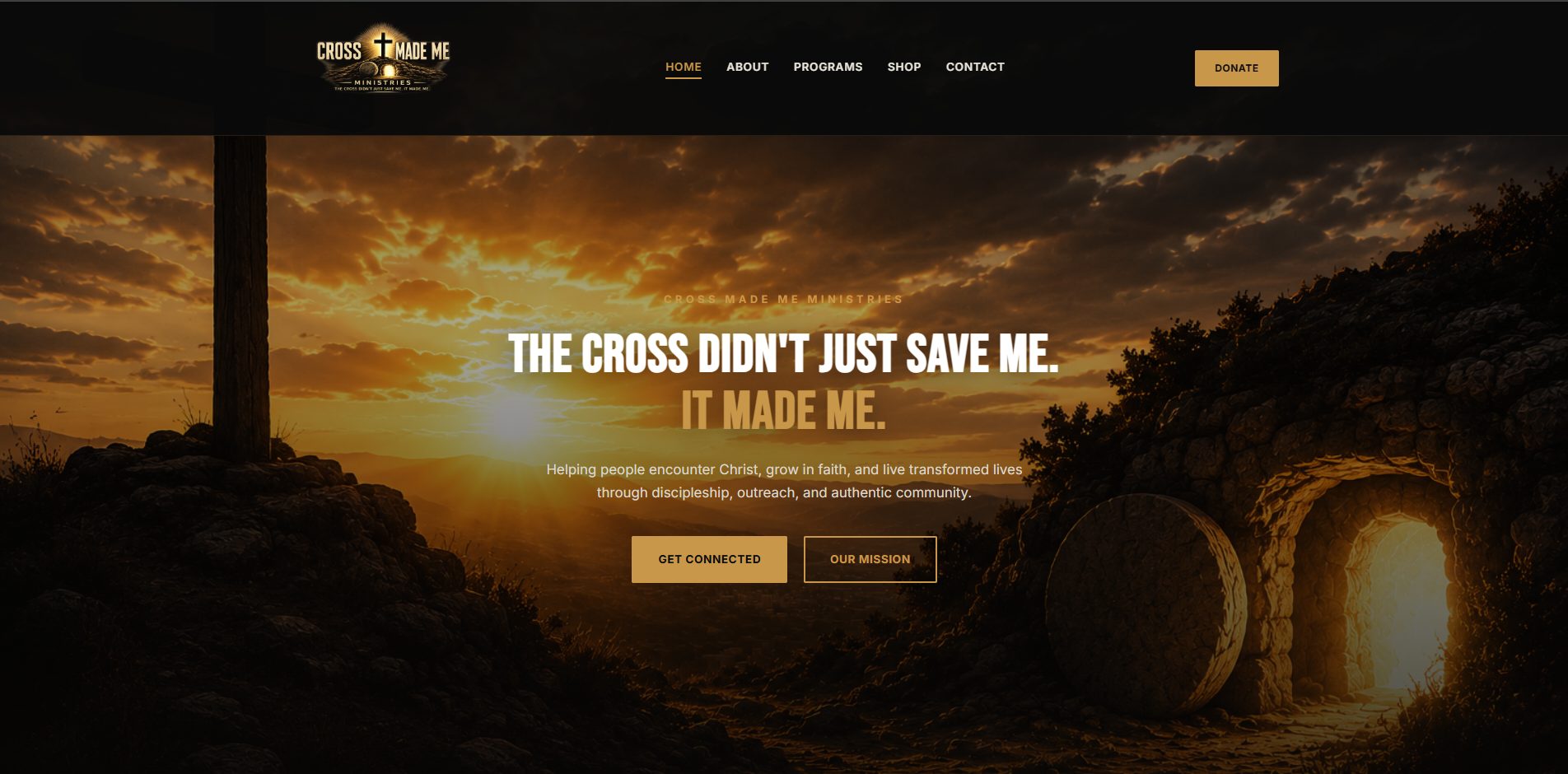Cross Made Me Ministries Outreach Website