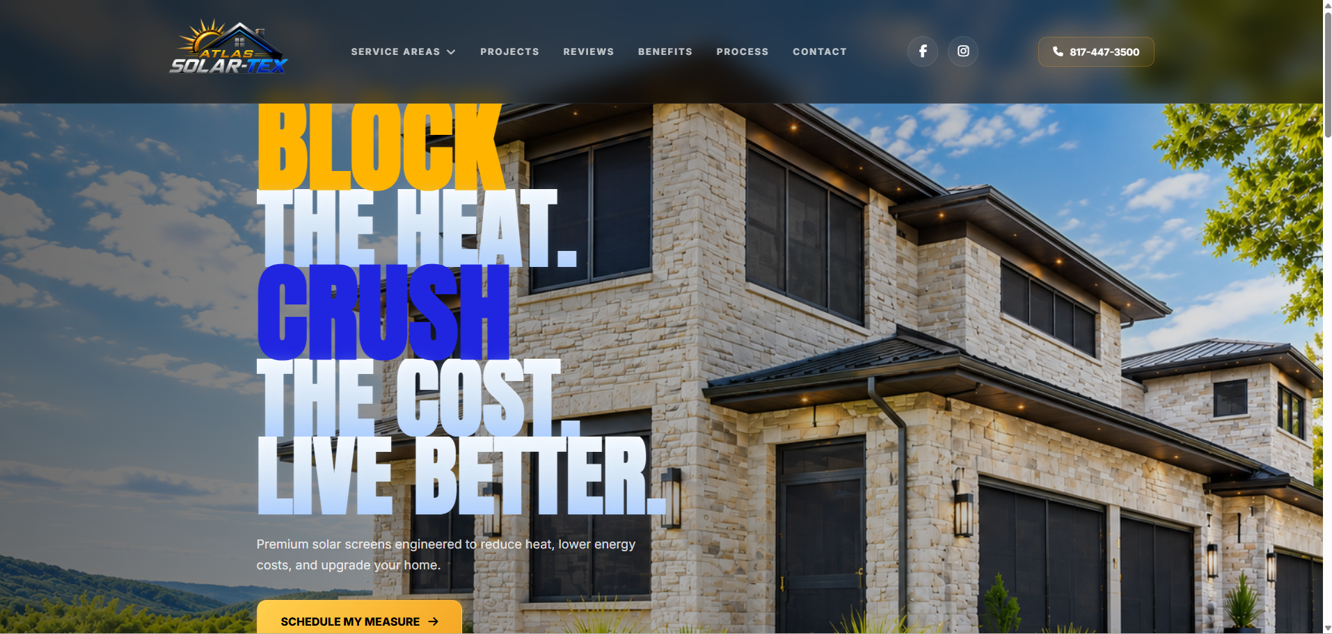 Atlas Solar-Tex Website